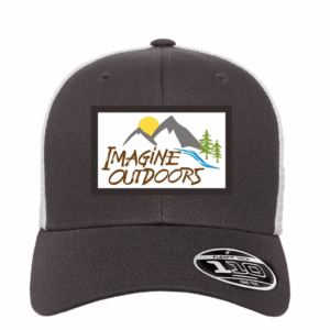 110M-Flexfit-Mesh back-Charcoal/White