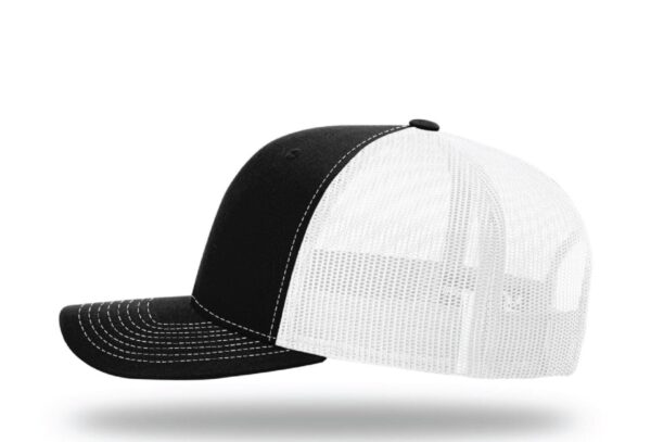 Richardson XL Trucker, Black/White - Image 2