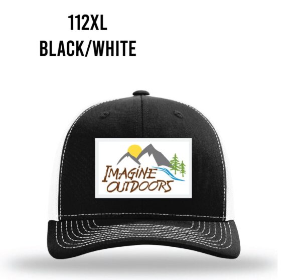 Richardson XL Trucker, Black/White